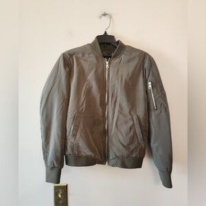 Blue rain olive green  jacket size womens xs